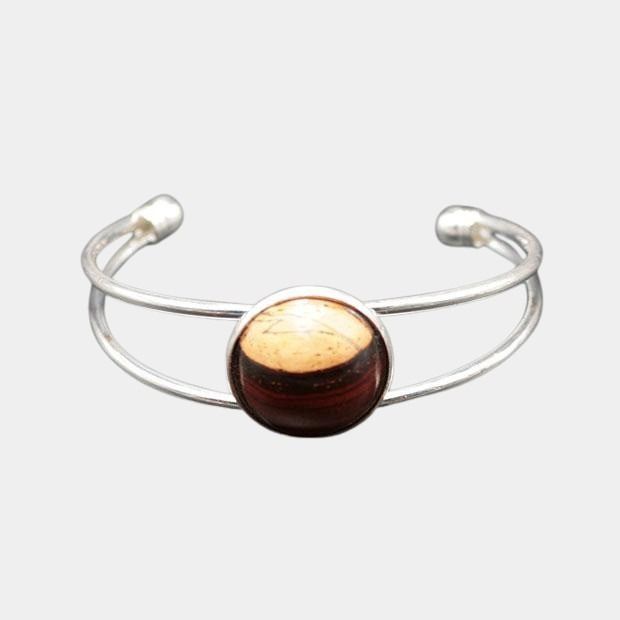 Bracelet plateau bicolore Stelane