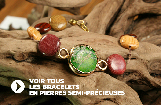 Bracelets en pierres semi prcieuses